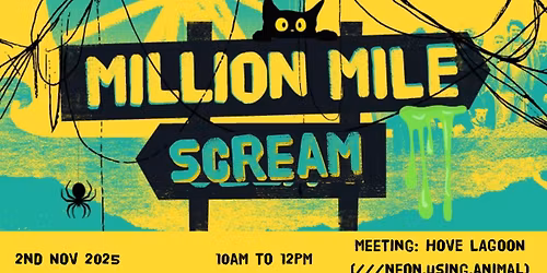 Hove Lagoon - Million Mile Scream beach clean