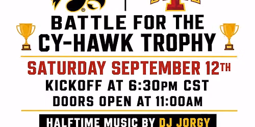 Iowa vs Iowa State: Battle For The Cy-Hawk Trophy \ud83c\udfc8