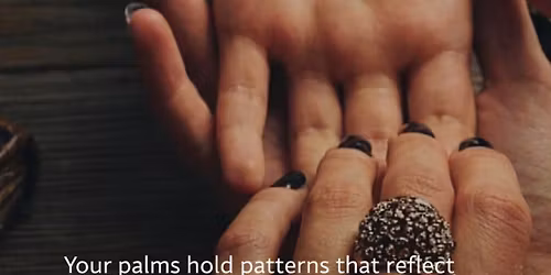 PALM READINGS AT THE CRYSTAL CAVE! 