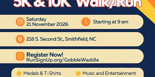 Gobble Waddle 5K & 10K Walk\/Run