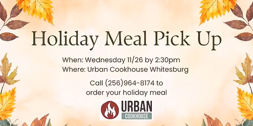 Holiday Meal Pick Up