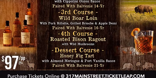 Untamed Flavors: Wild Game Dinner