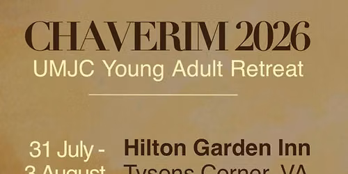 UMJC YA Chaverim Retreat 2026