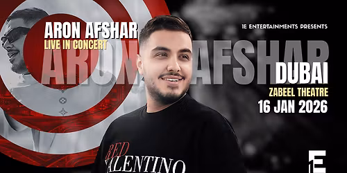 Aron Afshar Concert at Zabeel Theatre in Dubai