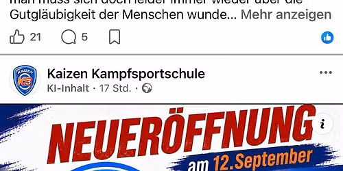 Kaizen Kampfsportschule Neuer\u00f6ffnung in Mosbach