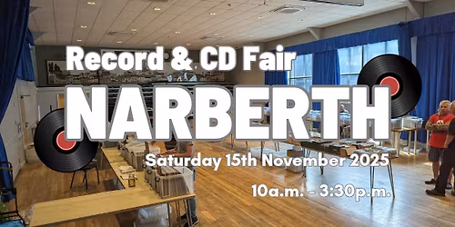 Narberth Record & CD Fair | Ffair Recordiau Arberth