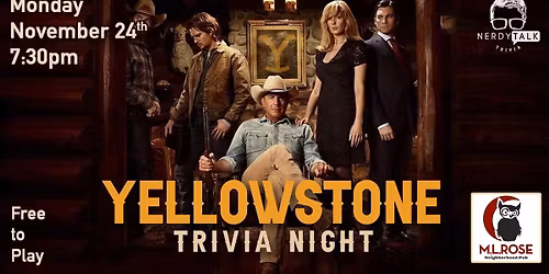Yellowstone Trivia Night in Franklin!