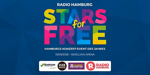 Stars for Free 2026 | Barclays Arena Hamburg