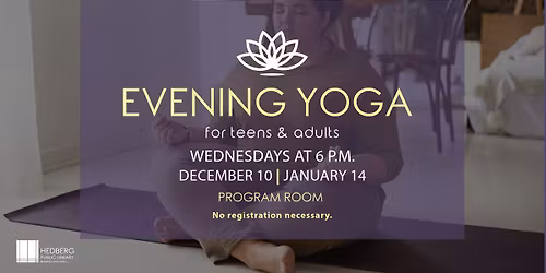 Evening Yoga (teens & adults)