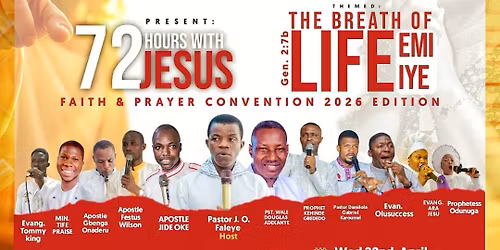 72hrs with Jesus convention THE BREATH OF LIFE 