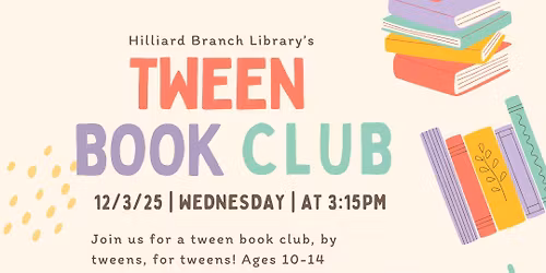 Tween Book Club