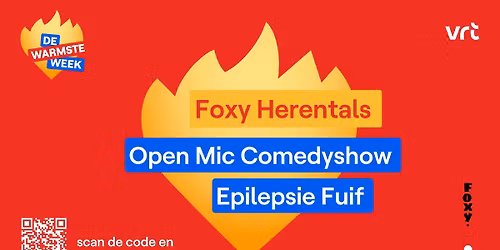 Open Mic Comedyshow & Epilepsie fuif