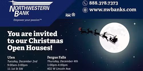 Detroit Lakes Christmas Open House!