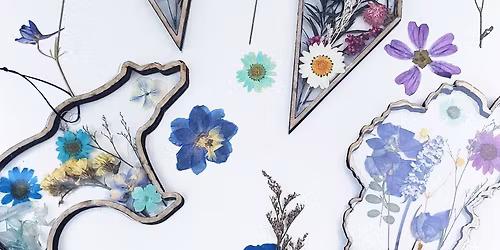 Spring Pressed Flower Acrylic Hanger Workshop - Symme Trees