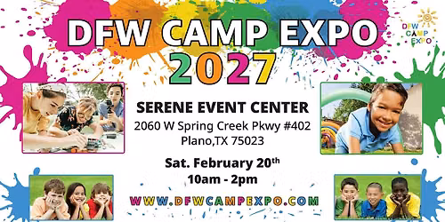 2027 DFW Camp Expo at Serene Event Center in Plano