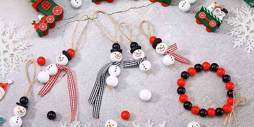 Free Friday: Beaded Snowman