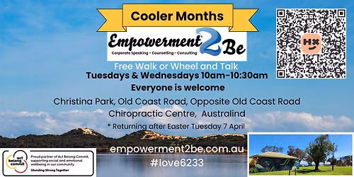 Free Empowerment2Be Walk or Wheel & Talks \u2013 Australind T