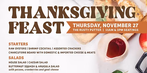 Thanksgiving Feast (EVENT IS FULLY BOOKED)