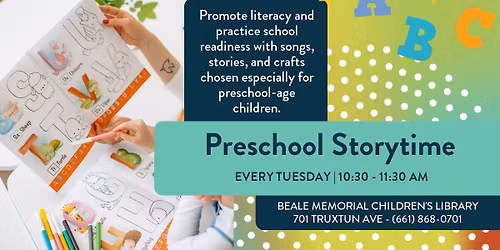 Preschool Storytime