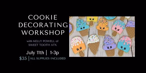 Ice Cream Cookie Workshop