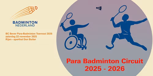 BC Bever Para-Badminton Toernooi 2025