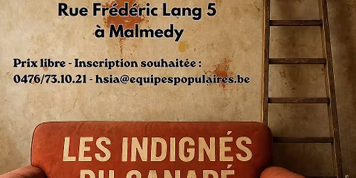 Spectacle de th\u00e9\u00e2tre-action : "Les indign\u00e9s du canap\u00e9"