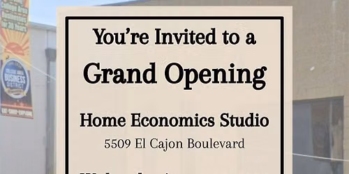 Home Economics Studio Grand Opening!