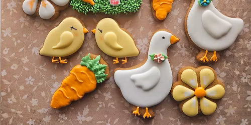 Easter in the garden beginner cookie decorating class