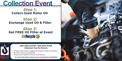 City of Temecula, Used Oil Recycling & Free Filter Exchange