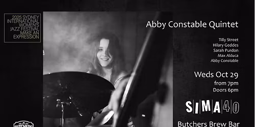 ABBY CONSTABLE QUINTET - LIVE AT BUTCHERS BREW BAR!