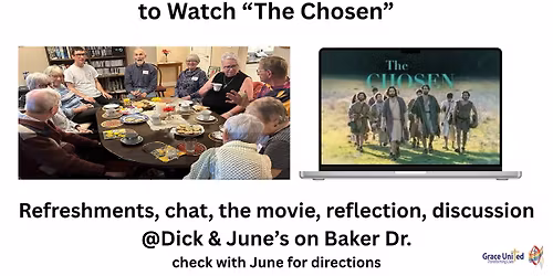 Tuesday Afternoon Group - watching The Chosen