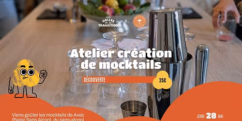 \ud83c\udf79 Atelier cr\u00e9ation de mocktails avec Plaisir Sans Alcool