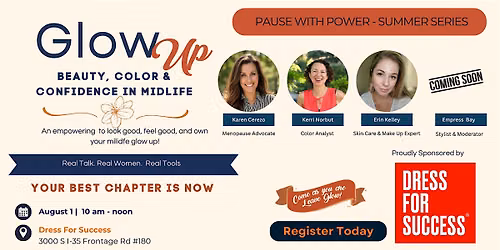 Glow Up: Beauty, Color & Confidence in Midlife
