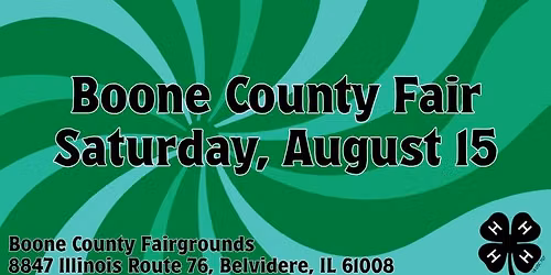 Boone County Fair 4-H Shows (Saturday)