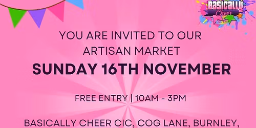 Artisan Market - Sunday 16th November