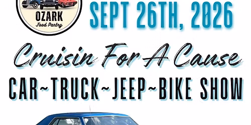 Cruisin For A Cause 2026 - FALL CAR SHOW