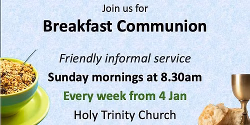 Morning Table - Breakfast Communion at Holy Trinity