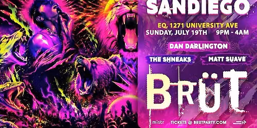BR\u00dcT Party - San Diego Pride