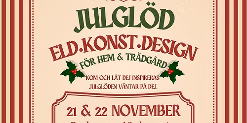 JULGL\u00d6D hos UNIK Inredningsbutik-Hanssonsvedspisar