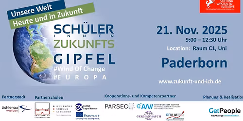 Sch\u00fclerInnenZukunftsGipfel Uni Paderborn