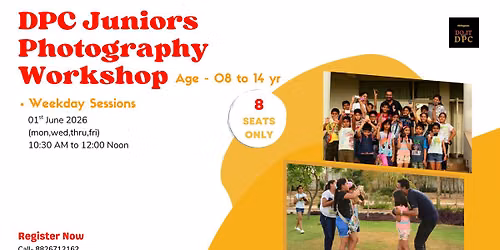 DPC Juniors Photography Workshop (8\u201314 yrs)