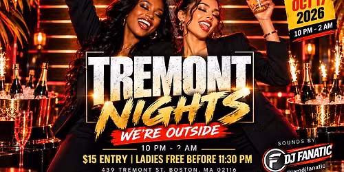 TREMONT NIGHTS AFROBEAT DJ FANATIC