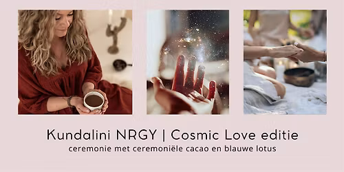 Kundalini NRGY KAP | COSMIC LOVE editie met cacao en blauwe lotus