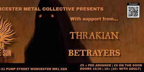 At War With The Sun\/Thrakian\/Betrayers @ STBC Worcester