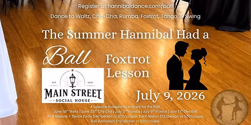 Introduction To Foxtrot - The Summer Hannibal Had A Ball Lesson Series