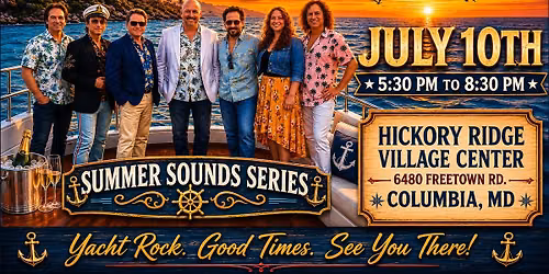 Loveboat Yacht Rock 3 hour tour at Hickory Ridge Villiage Center