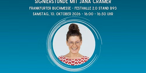 Signierstunde mit Jana Cr\u00e4mer auf der Frankfurter Buchmesse