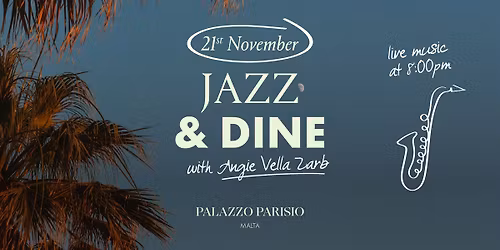 Jazz & Dine with Angie Vella Zarb