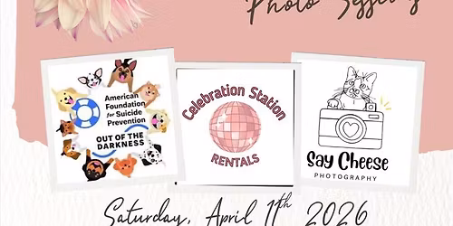 Pet Mini Photo Sessions for Paws for Prevention\/ Out of the Darkness Walk 