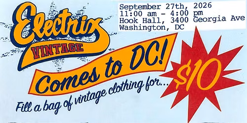 Electrix Vintage Fill-a-Bag Sale (DC)